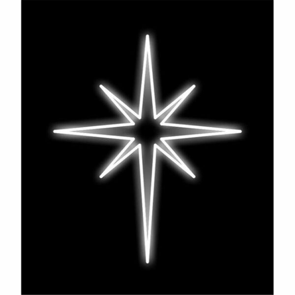 Queens Of Christmas 3 ft. Pure White & Warm White LEDs Bethlehem Star WL-MTNF-BTHSTR-03-PWW